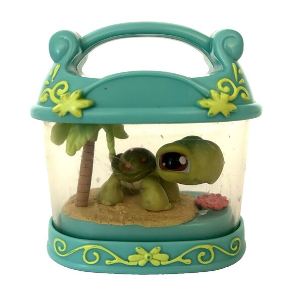 Hasbro Other - Littlest Pet Shop Turtle Portable Pets Figure Set 2004 Hasbro Vintage
